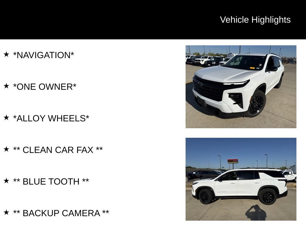 Used 2025 Chevrolet Traverse LT w/ Midnight/Sport Edition FWD image 4