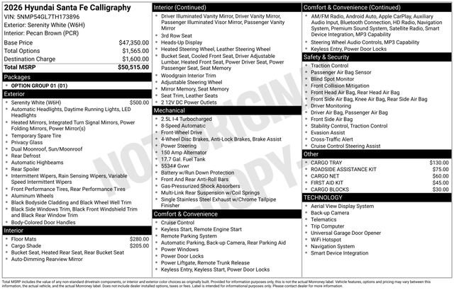 New 2026 Hyundai Santa Fe Calligraphy image 5