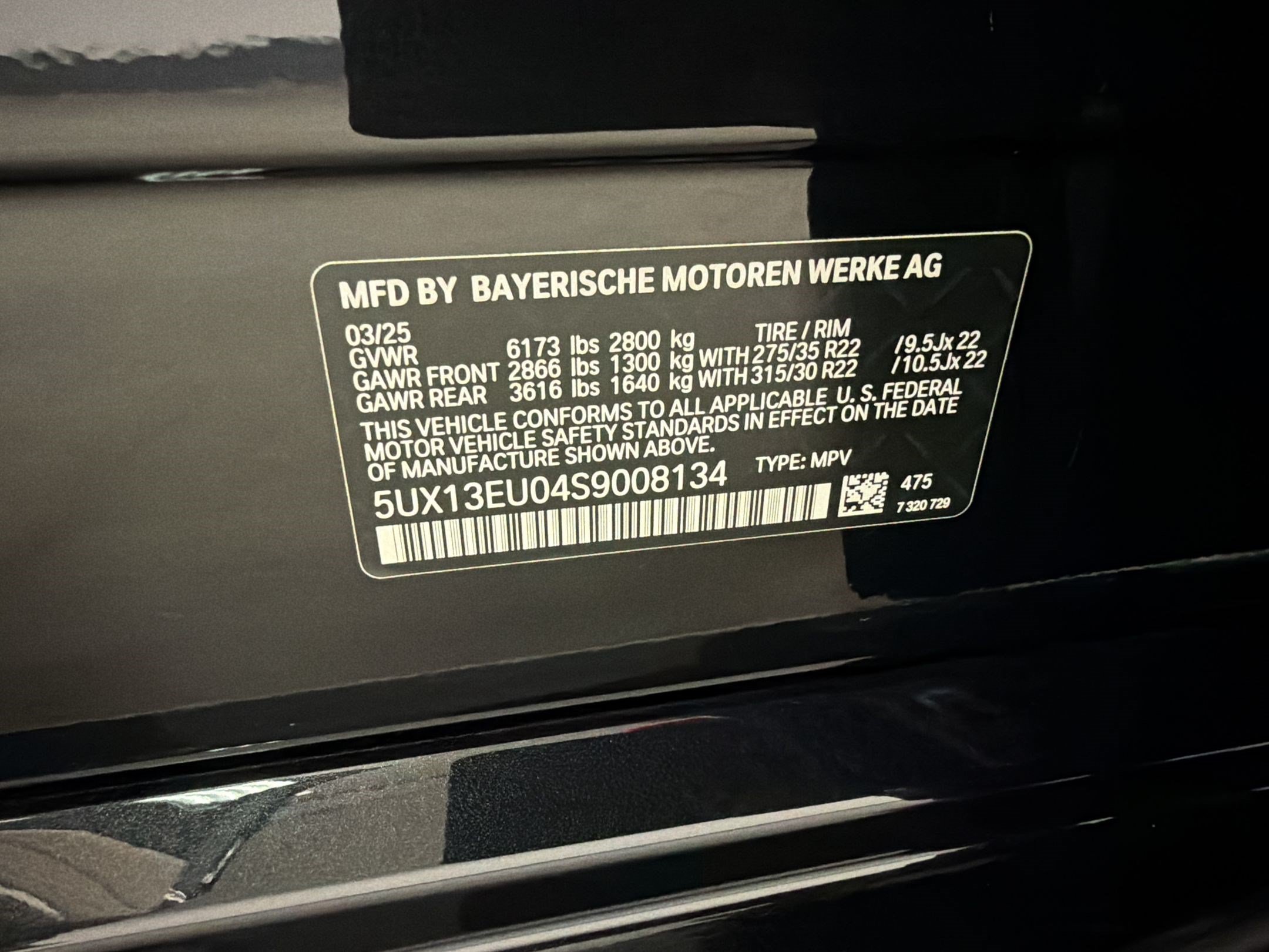Certified 2025 BMW X5 sDrive40i w/ M Sport Package RWD image 20