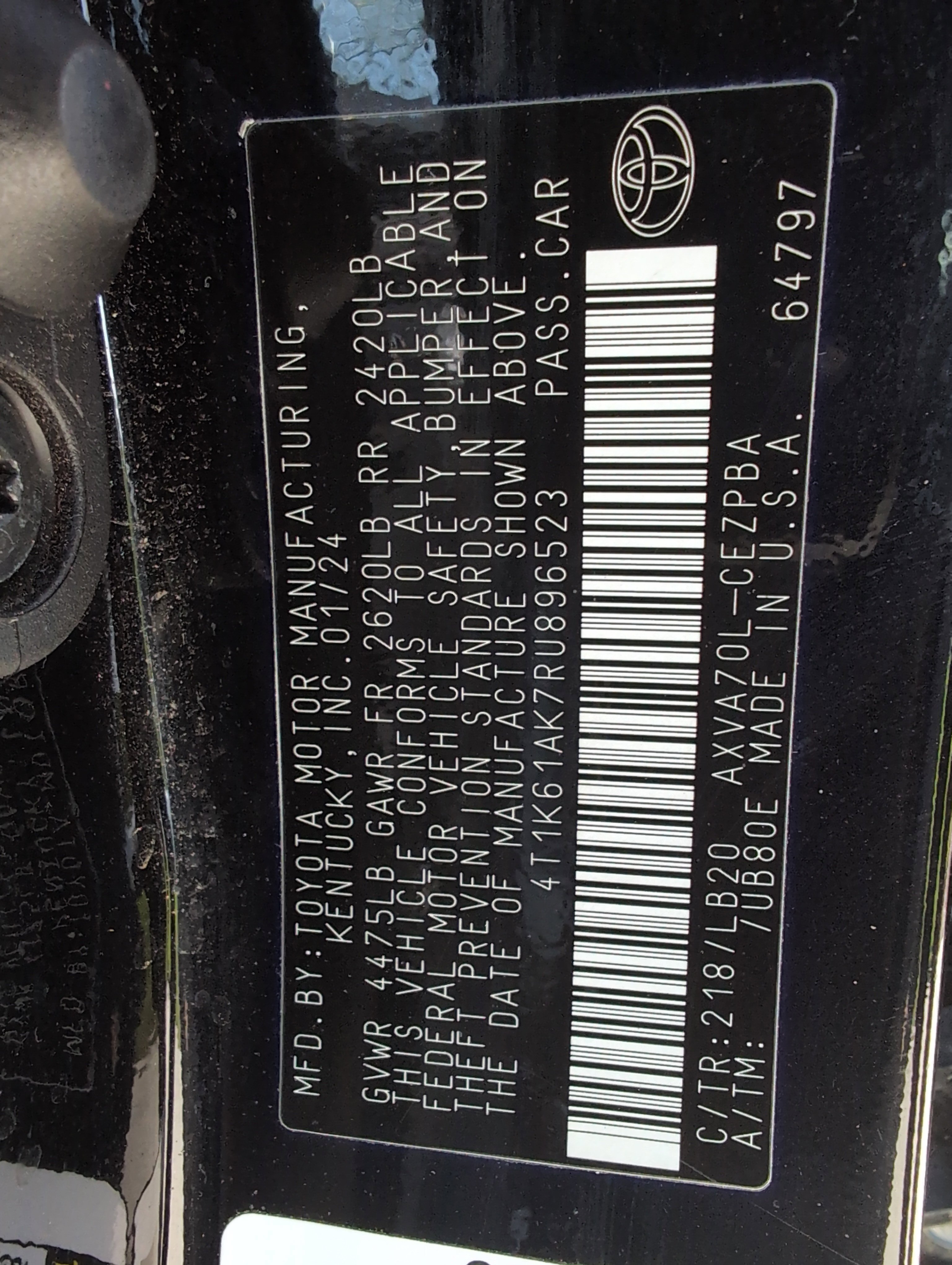 Certified 2024 Toyota Camry XSE FWD image 33