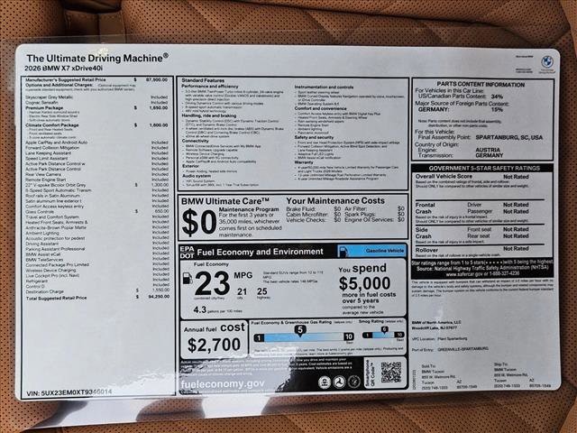 New 2026 BMW X7 xDrive40i image 21