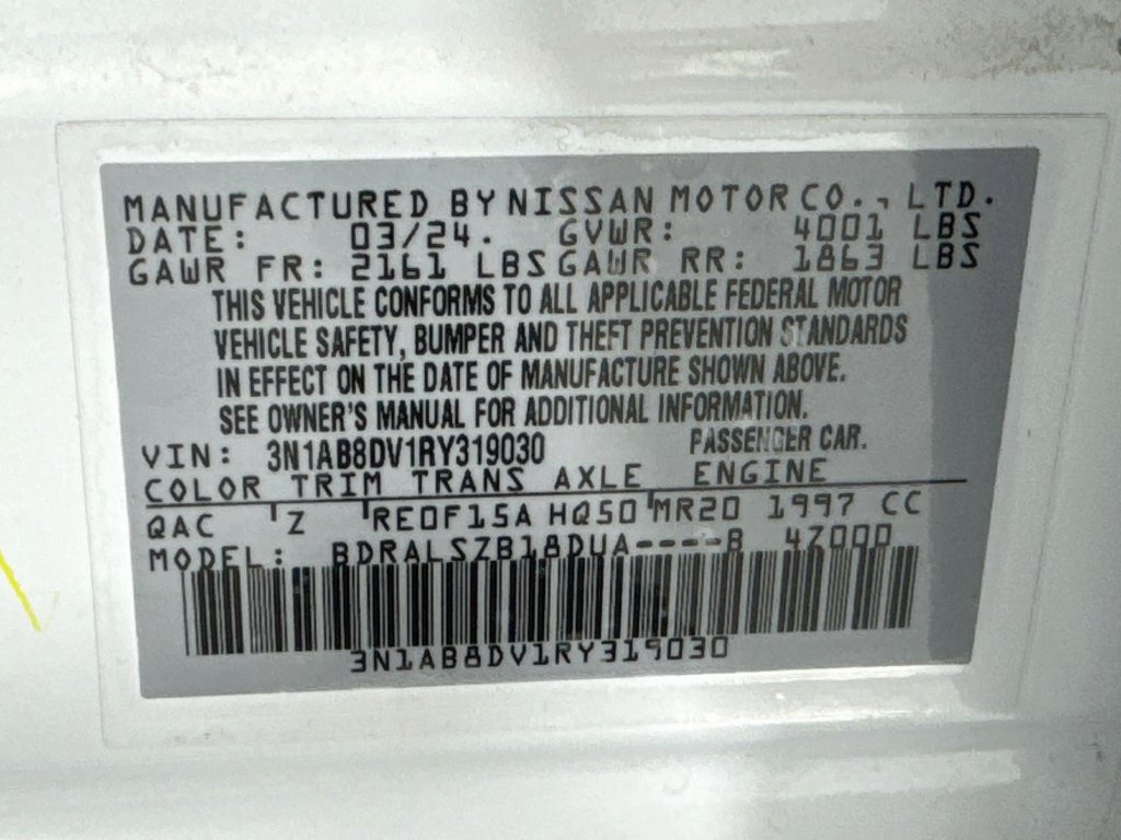 Used 2024 Nissan Sentra SR w/ SR Premium Package FWD image 45