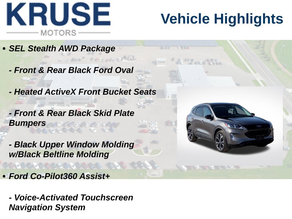 Used 2022 Ford Escape SEL w/ SEL Stealth AWD Package image 14