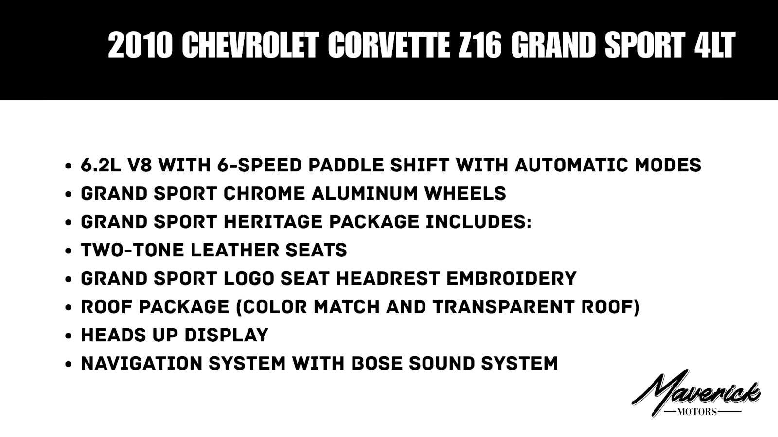 Used 2010 Chevrolet Corvette Grand Sport w/ Preferred Equipment Group image 45