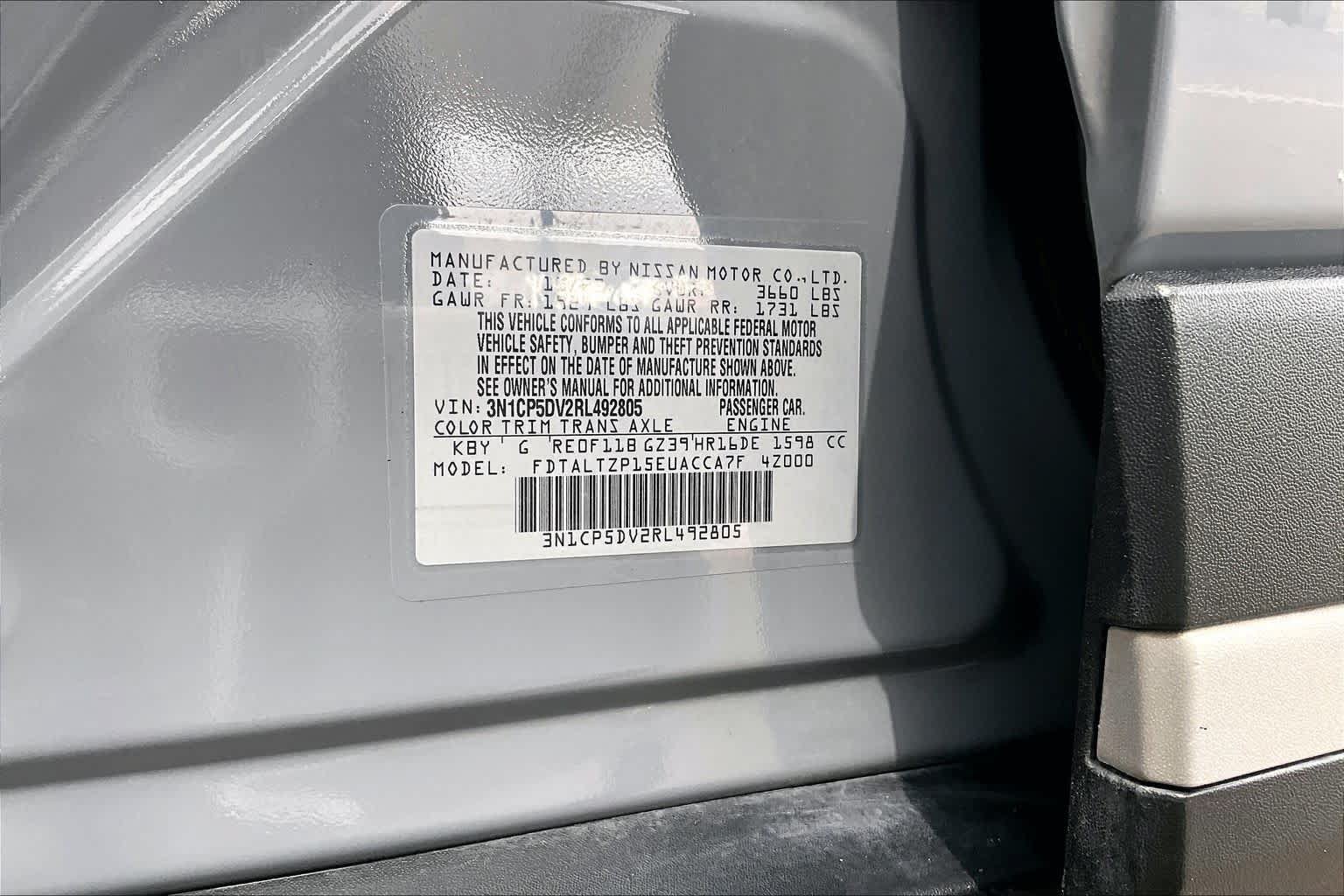 Certified 2024 Nissan Kicks SR w/ SR Premium Package FWD image 33