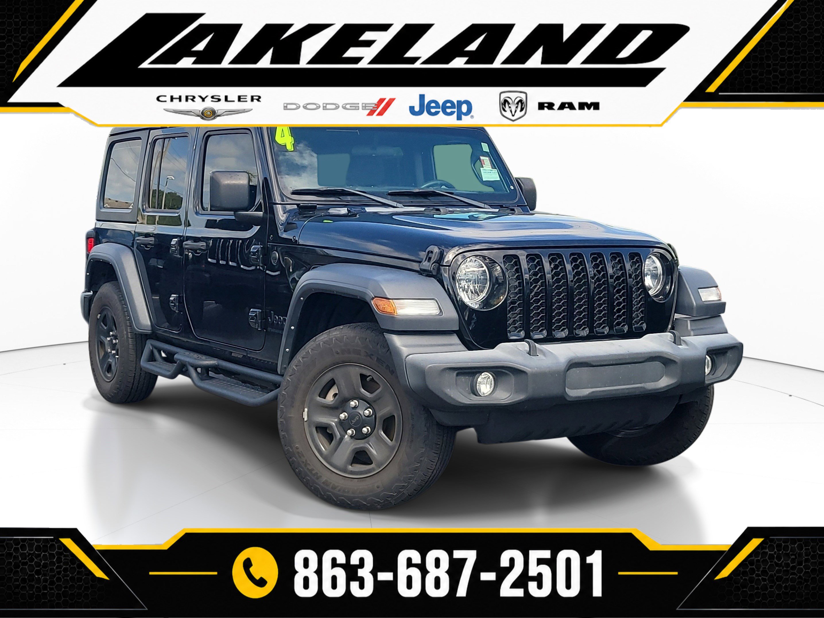 Used 2024 Jeep Wrangler Unlimited Sport AWD/4WD image 1