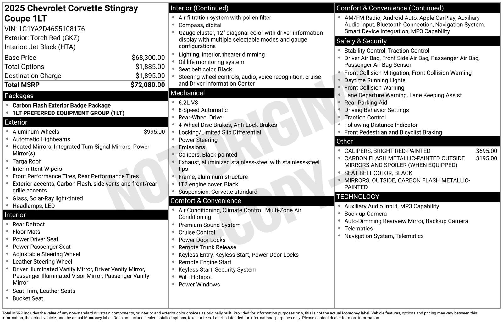 Used 2025 Chevrolet Corvette Stingray Coupe w/ 1LT video 2