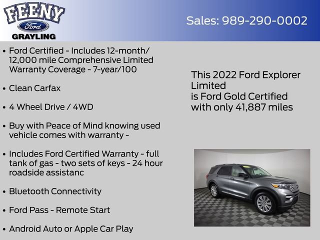 Used 2022 Ford Explorer Limited image 5