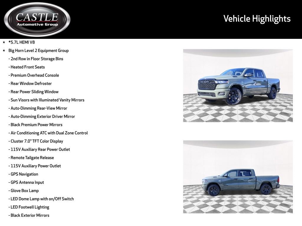 New 2026 RAM 1500 4x4 Crew Cab image 3