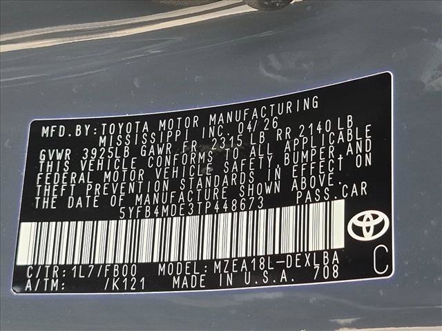 Used 2026 Toyota Corolla LE FWD image 23