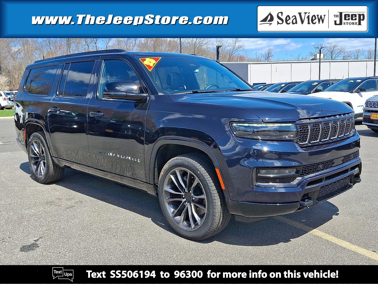 Certified 2025 Jeep Grand Wagoneer L Series II Obsidian w/ Quick Order Packagew 28T