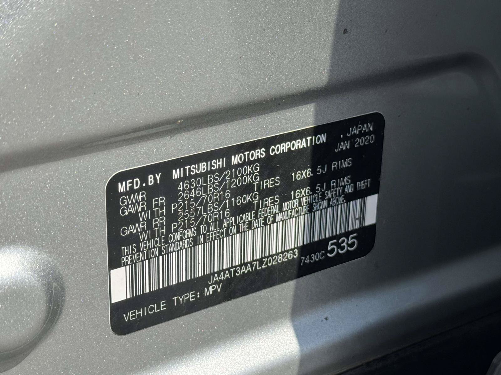 Used 2020 Mitsubishi Eclipse Cross ES AWD/4WD image 30