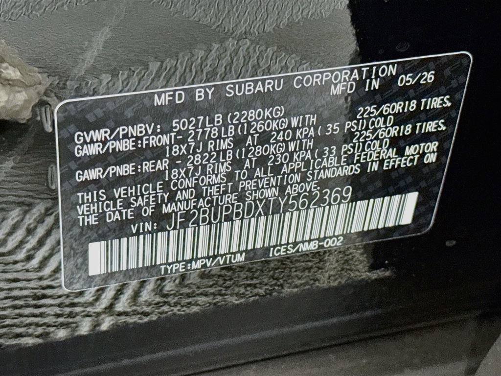 New 2026 Subaru Outback Premium AWD/4WD image 33
