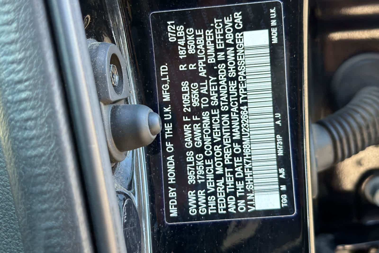 Used 2021 Honda Civic EX image 28