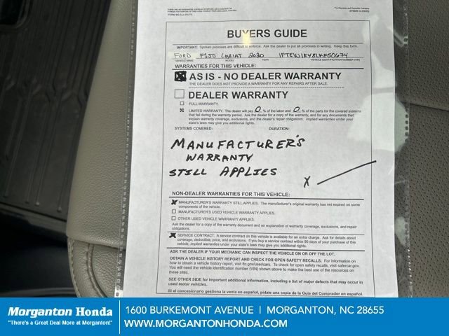 Used 2020 Ford F150 Lariat w/ Max Trailer Tow Package image 31