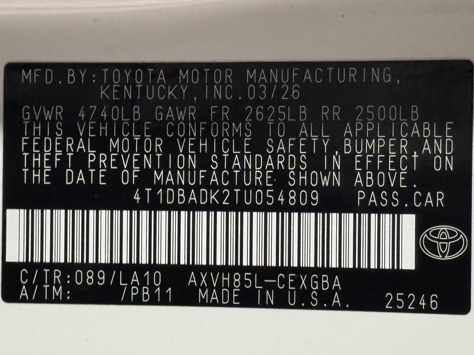 New 2026 Toyota Camry XLE w/ Premium Plus Package AWD/4WD image 19