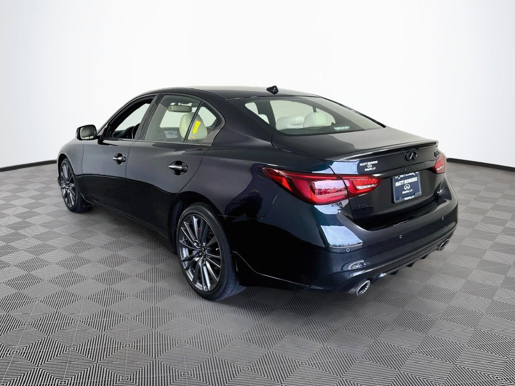 Certified 2023 INFINITI Q50 Red Sport 400 w/ Black Opal Edition AWD/4WD image 7