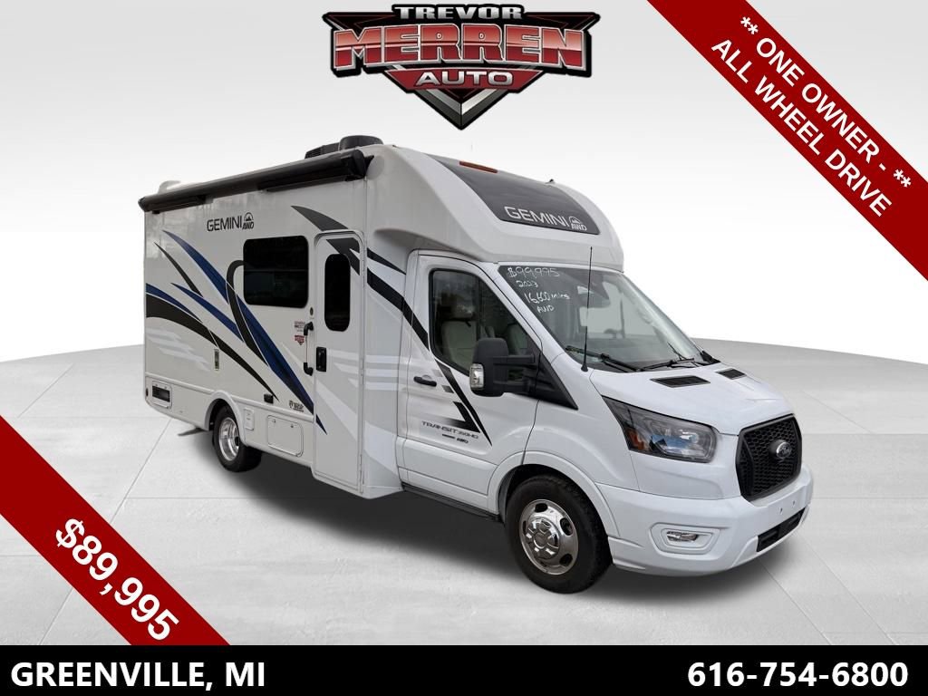 Used 2023 Ford Transit 350 Low Roof DRW AWD w/ Motorhome Prep Package image 1