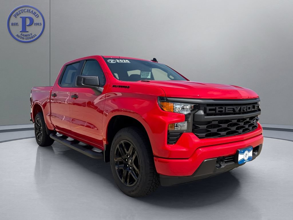 New 2026 Chevrolet Silverado 1500 Custom w/ Turbomax Blackout Package