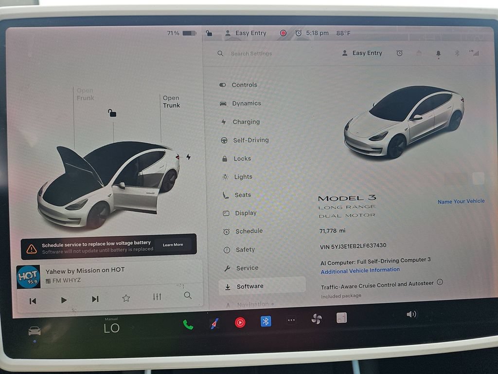 Used 2020 Tesla Model 3 Long Range AWD/4WD image 2