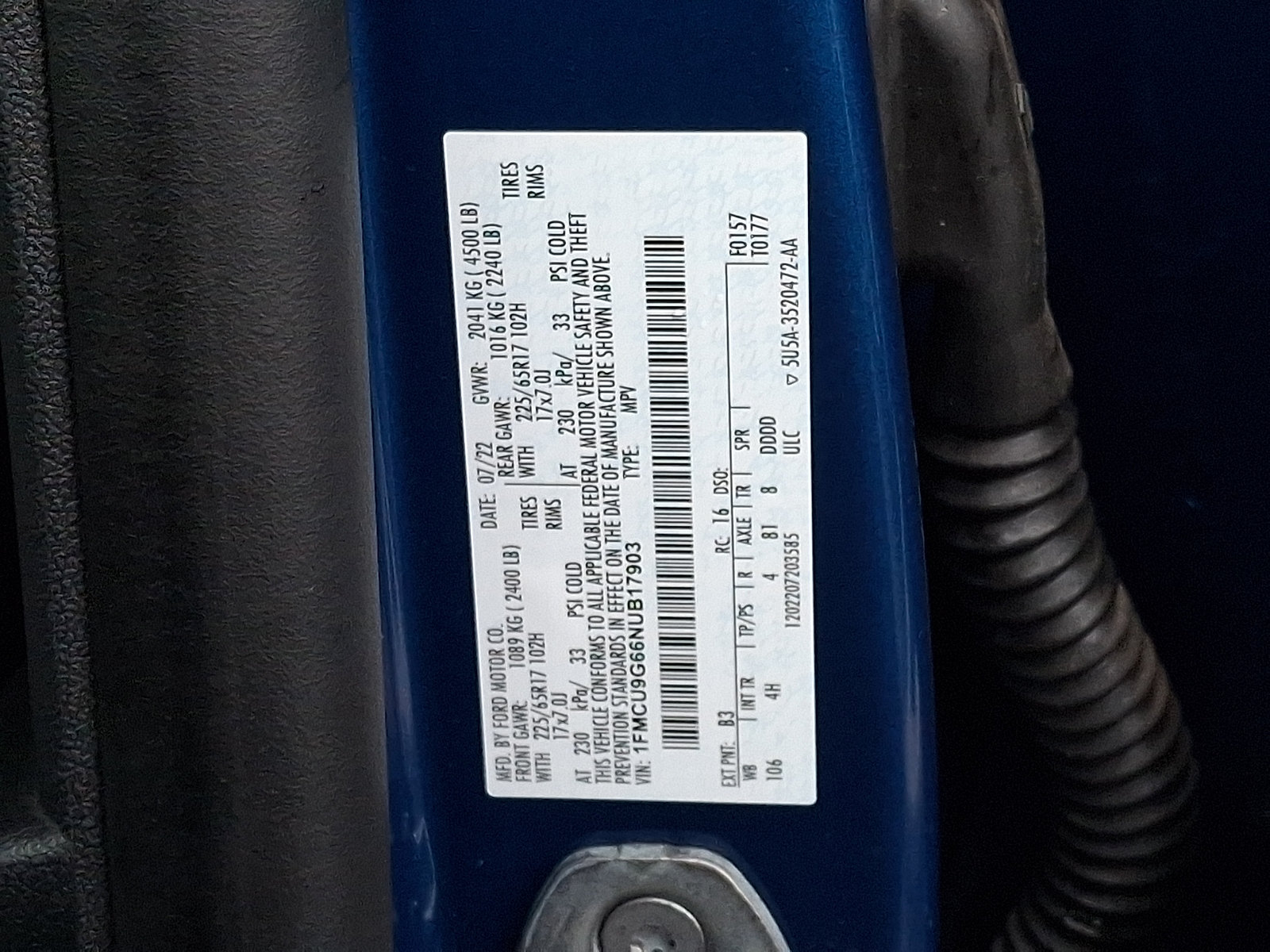 Certified 2022 Ford Escape SE AWD/4WD image 28