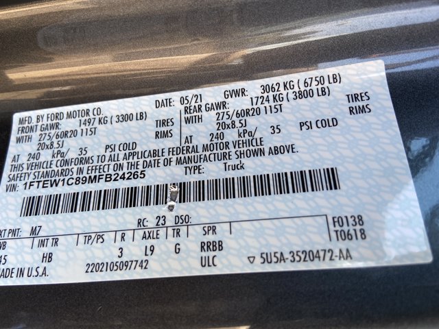 Used 2021 Ford F150 Lariat RWD image 33