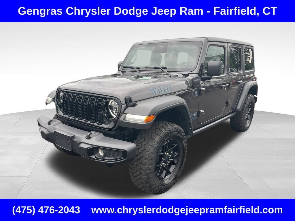 Certified 2025 Jeep Wrangler Unlimited Sport S 4xe AWD/4WD image 3