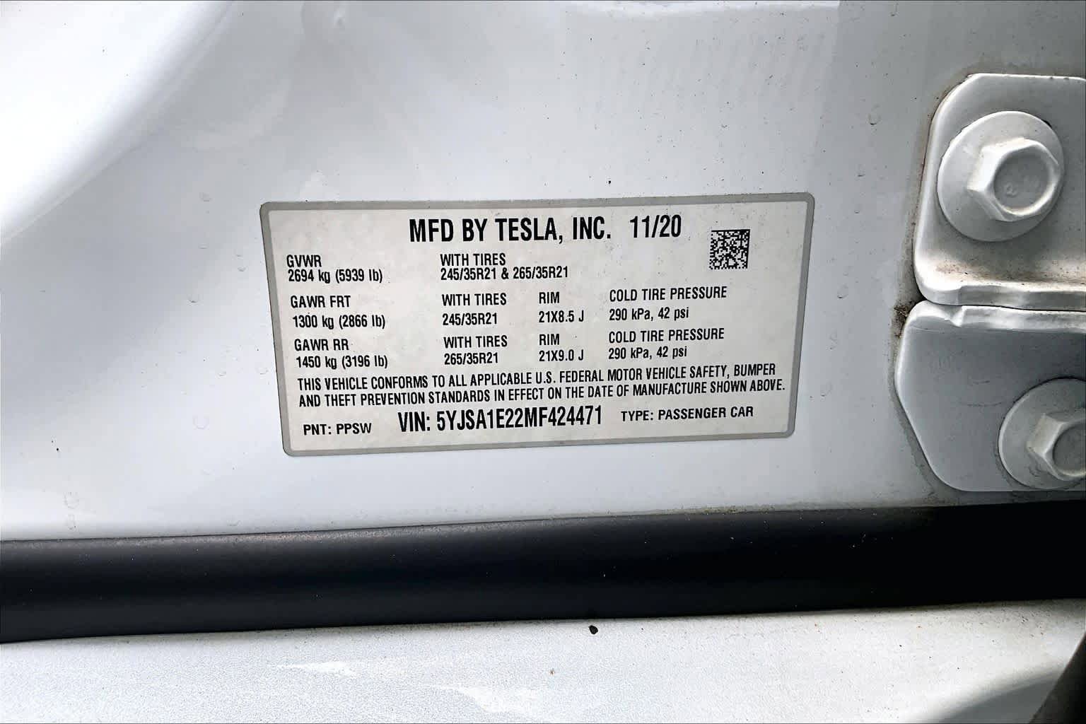 Used 2021 Tesla Model S Long Range Plus AWD/4WD image 31