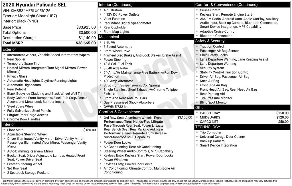 Used 2020 Hyundai Palisade SEL image 6