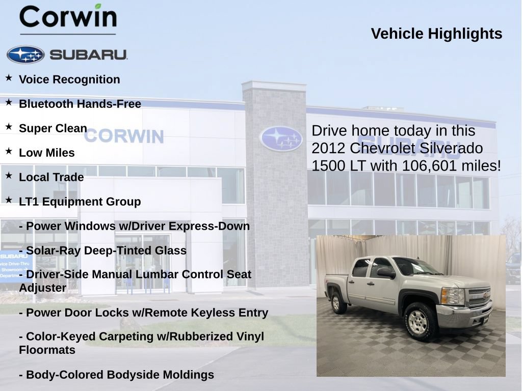 Used 2012 Chevrolet Silverado 1500 LT w/ All-Star Edition AWD/4WD image 6