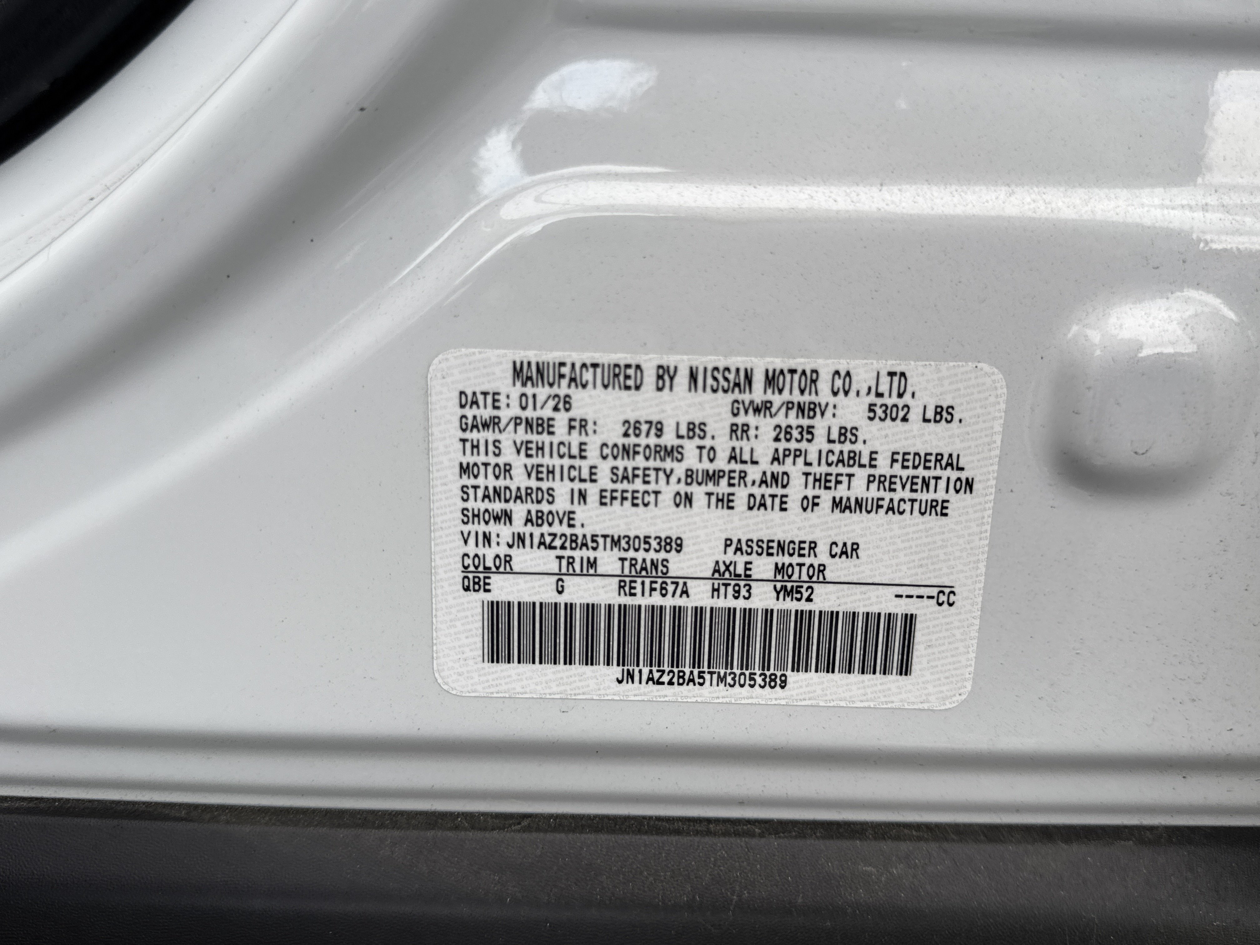 New 2026 Nissan Leaf w/ Floor Mat Package (S+) FWD image 22