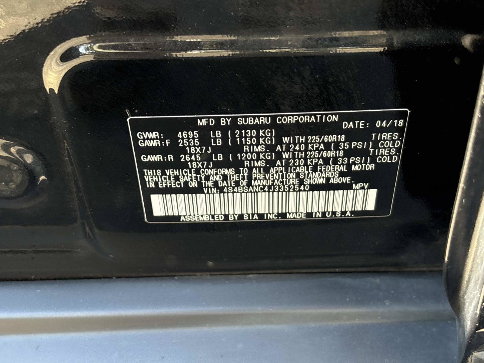 Used 2018 Subaru Outback 2.5i Limited AWD/4WD image 37