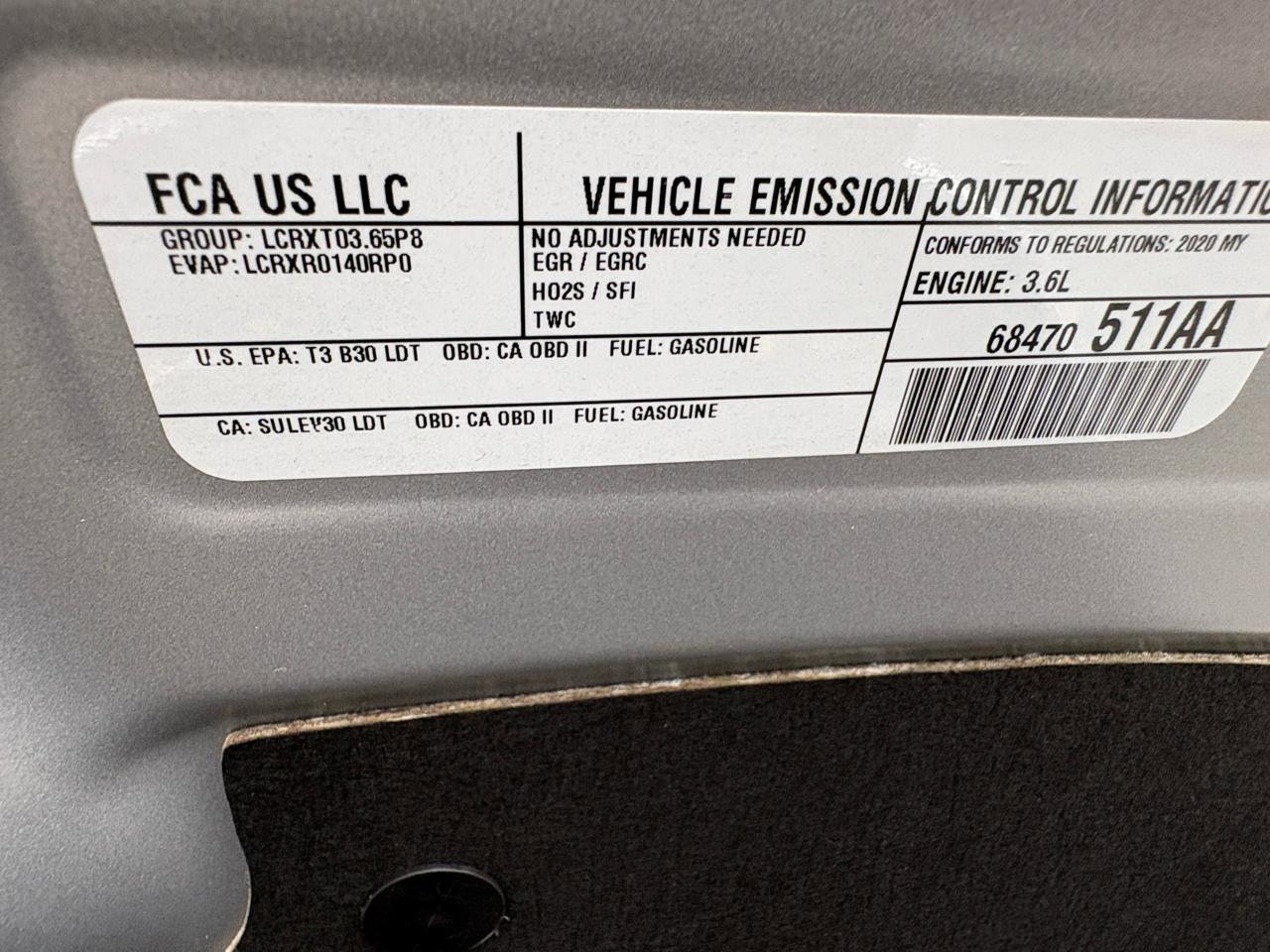 Used 2020 Chrysler Pacifica Touring w/ Advanced Safetytec Group FWD image 60