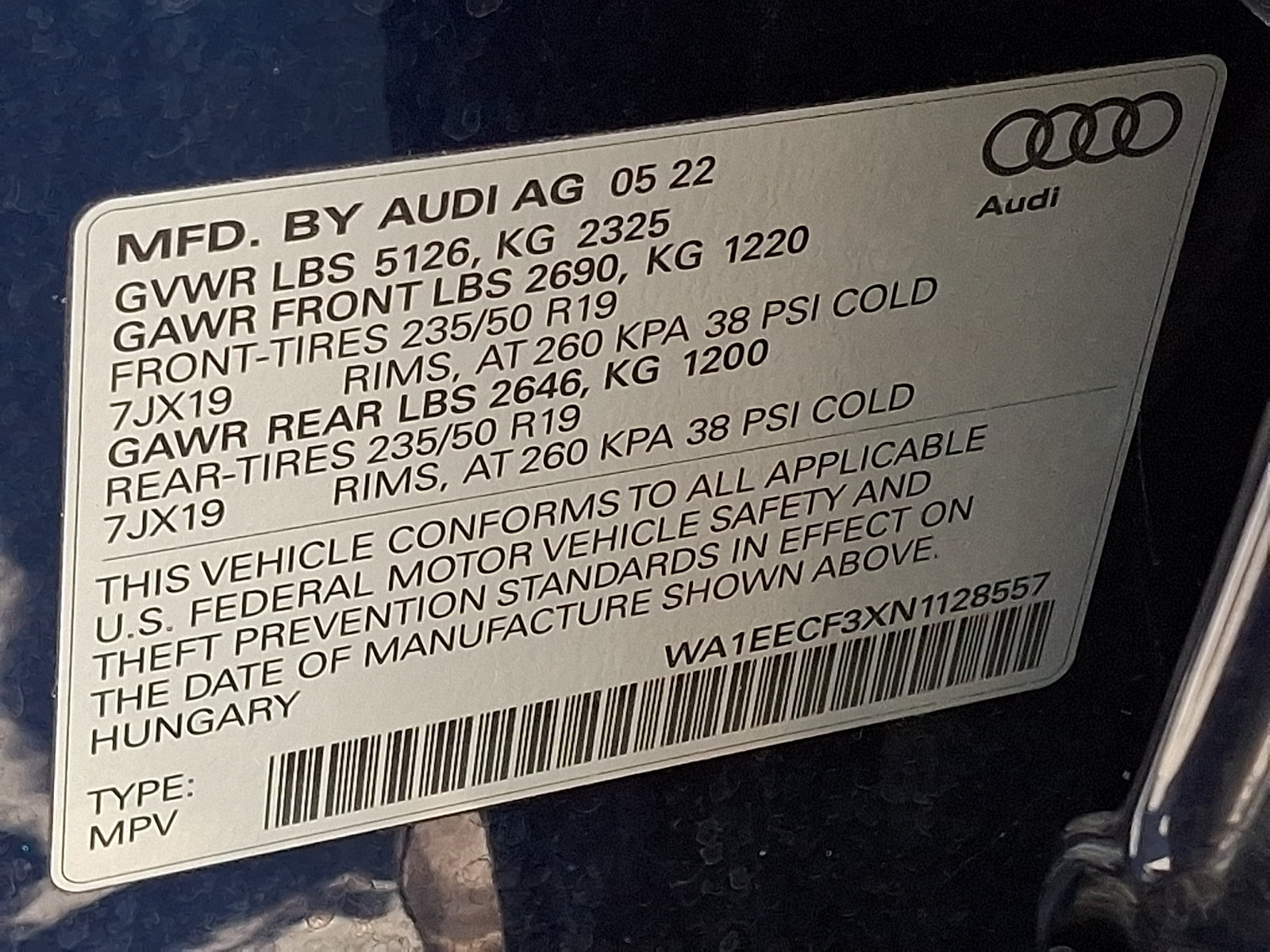 Certified 2022 Audi Q3 2.0T Premium Plus AWD/4WD image 26