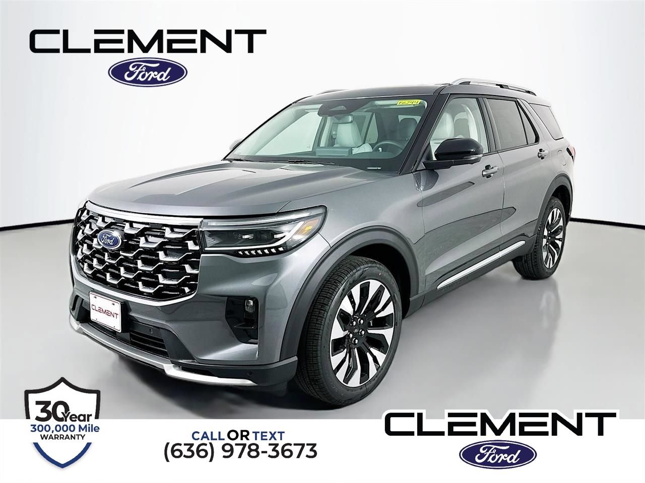 New 2026 Ford Explorer Platinum w/ LUX Leather Package
