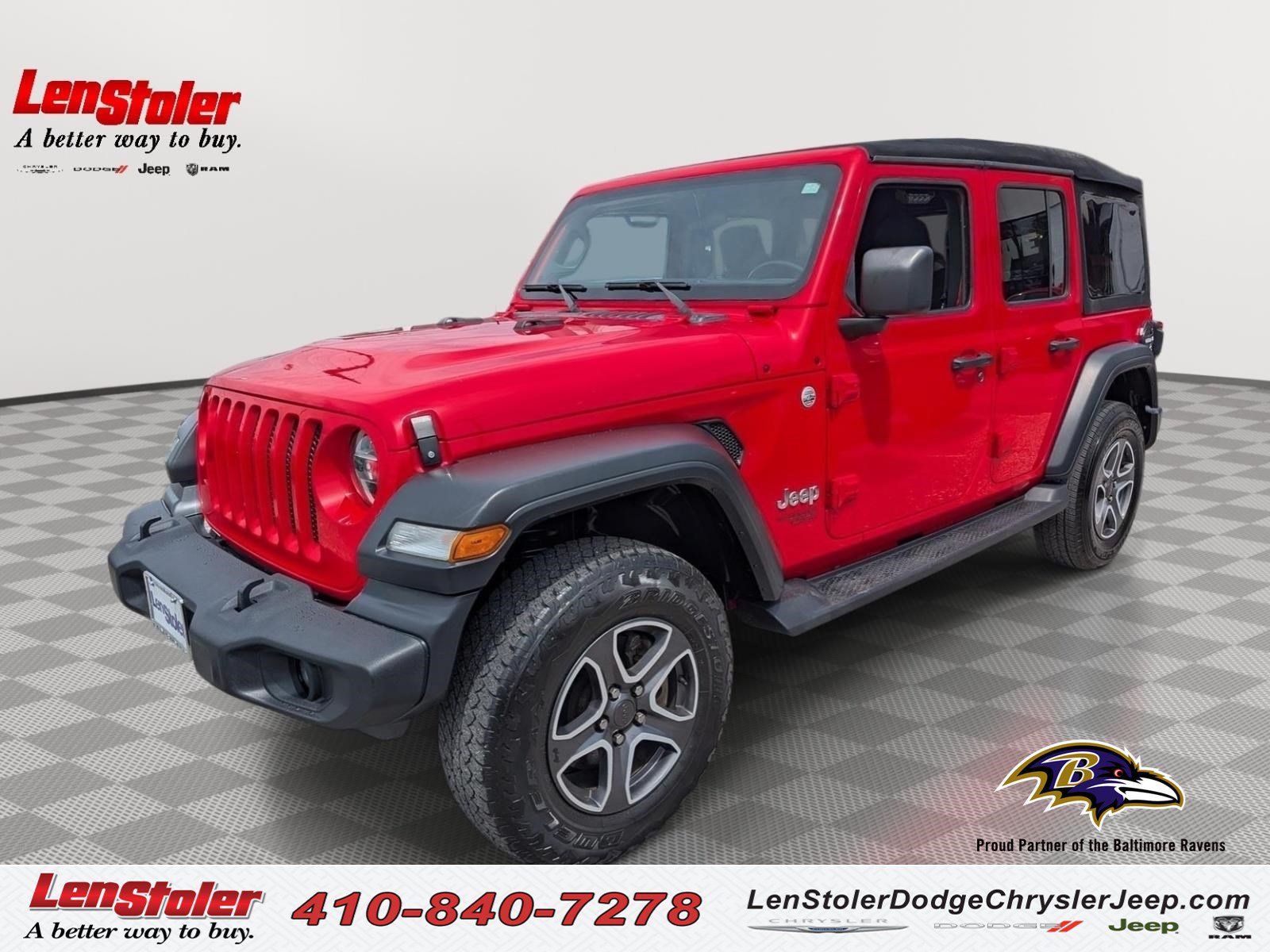 Used 2020 Jeep Wrangler Unlimited Sport S AWD/4WD image 1
