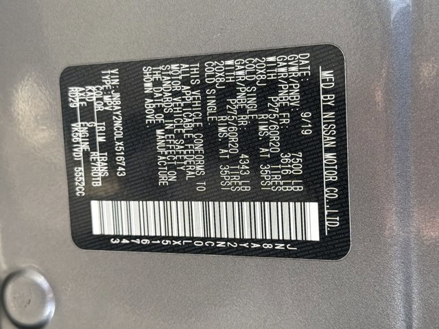 Used 2020 Nissan Armada SL w/ Premium Package image 29