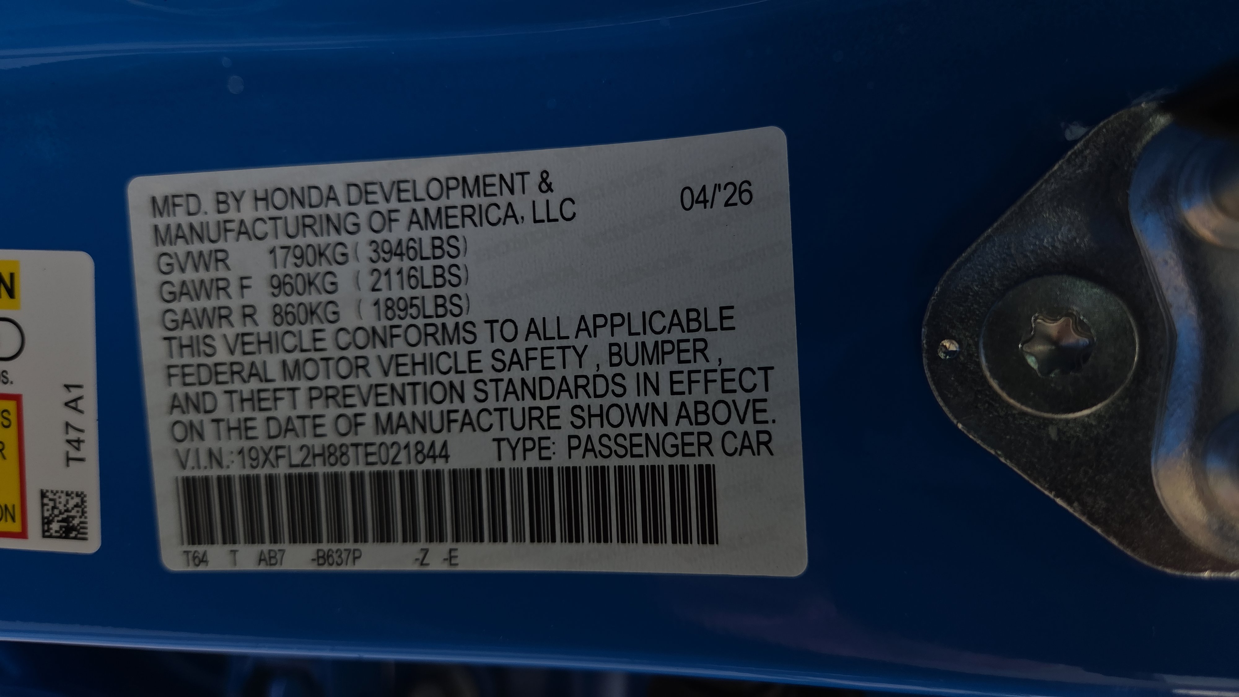 New 2026 Honda Civic Sport image 22