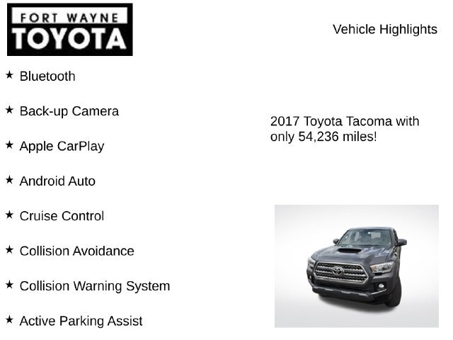 Used 2017 Toyota Tacoma TRD Sport w/ Tow Package (A/T) AWD/4WD image 8
