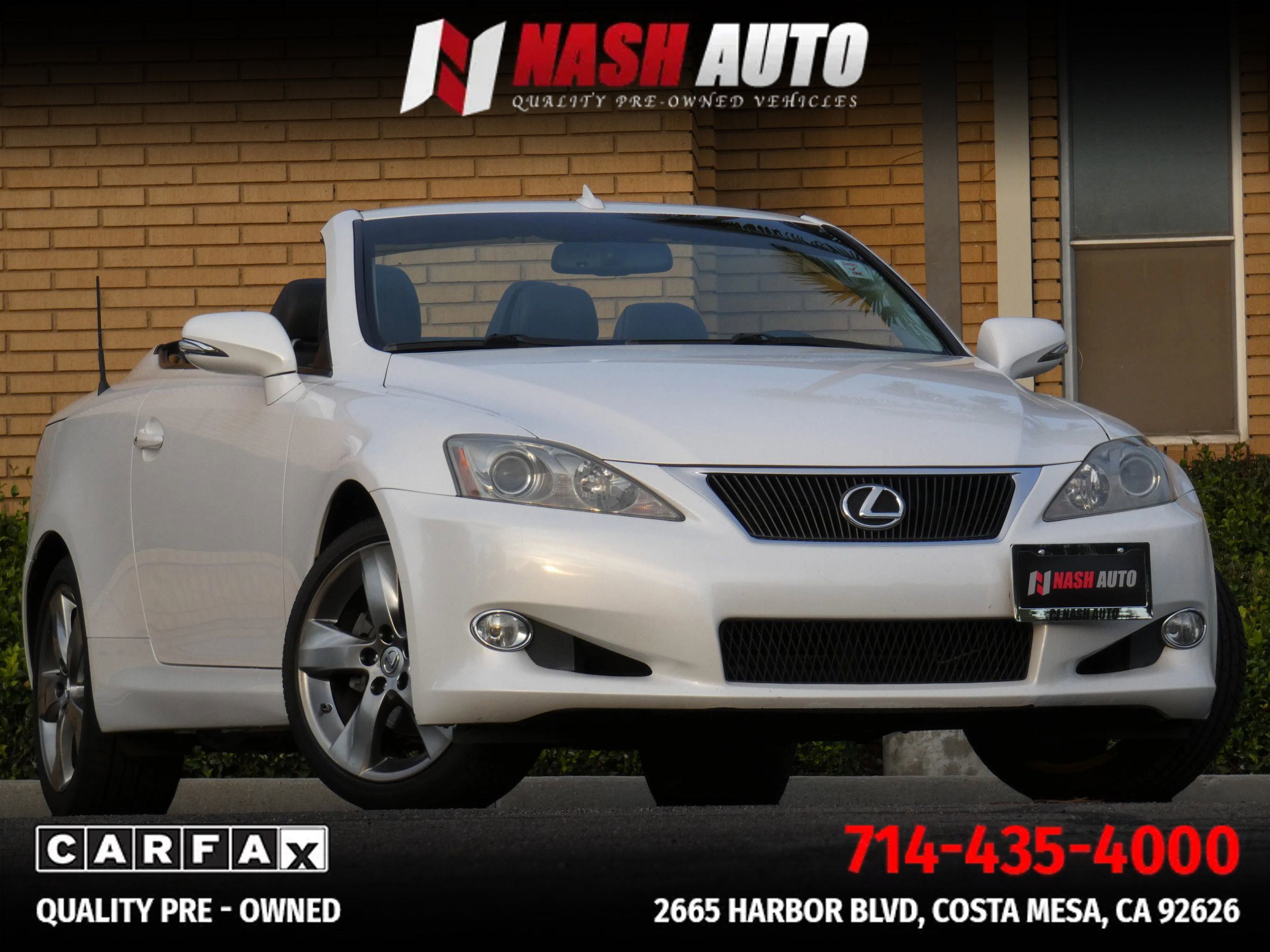 Used 2010 Lexus IS 250C w/ Luxury Pkg