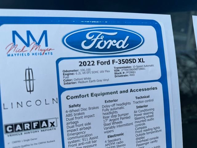 Used 2022 Ford F350 XL w/ Power Equipment Group image 29