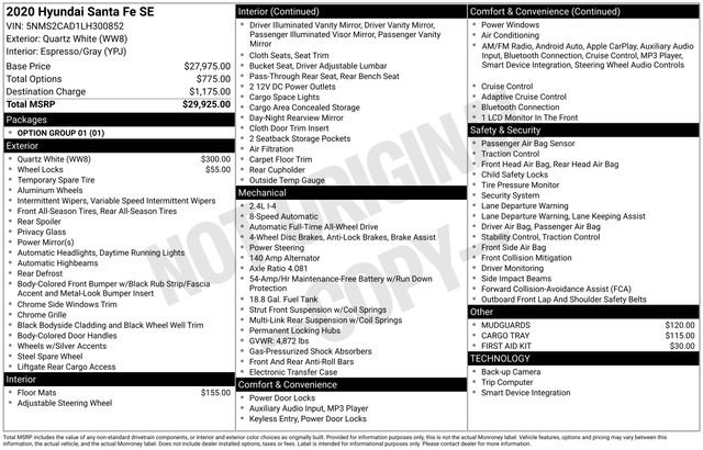 Used 2020 Hyundai Santa Fe SE image 15