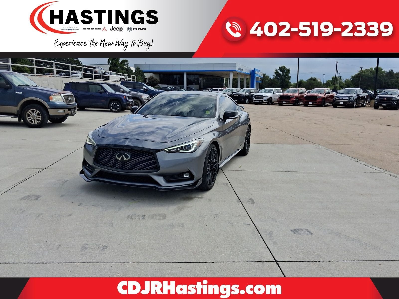 Used 2019 INFINITI Q60 Red Sport 400 w/ Cargo Package