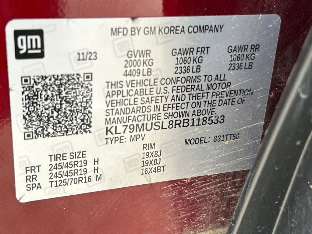 Used 2024 Chevrolet TrailBlazer RS w/ Driver Confidence Package image 26