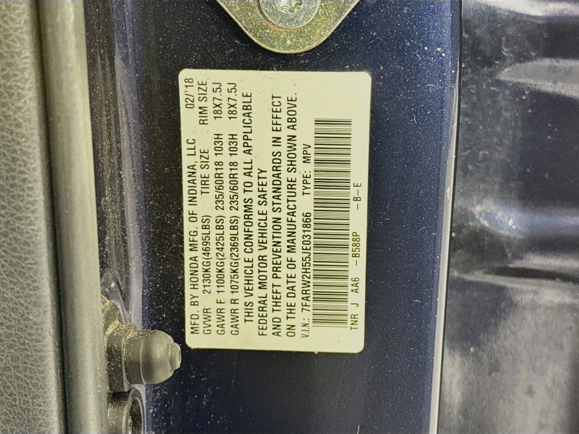 Certified 2018 Honda CR-V EX image 32
