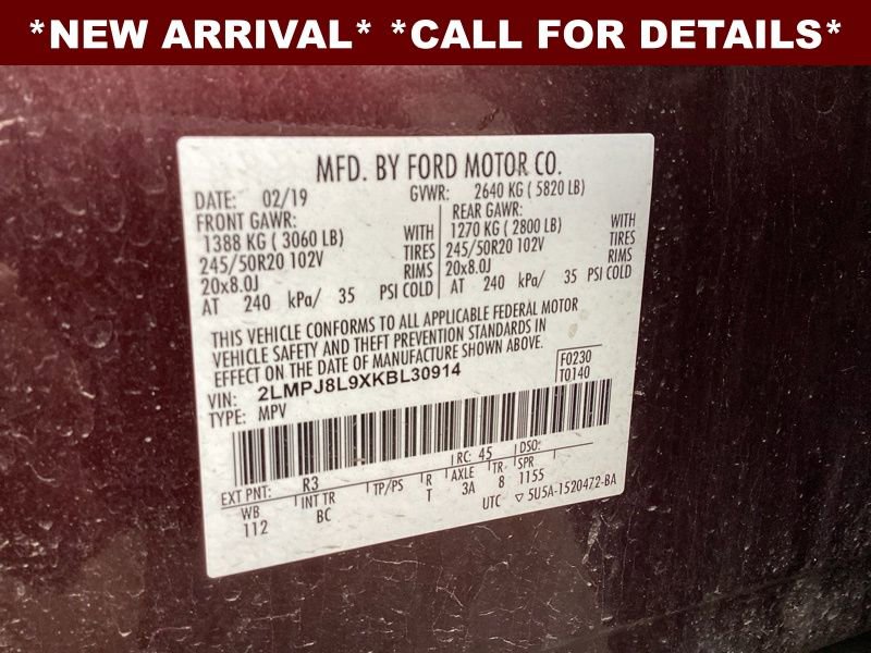 Used 2019 Lincoln Nautilus Reserve w/ Cargo Utility Package image 9