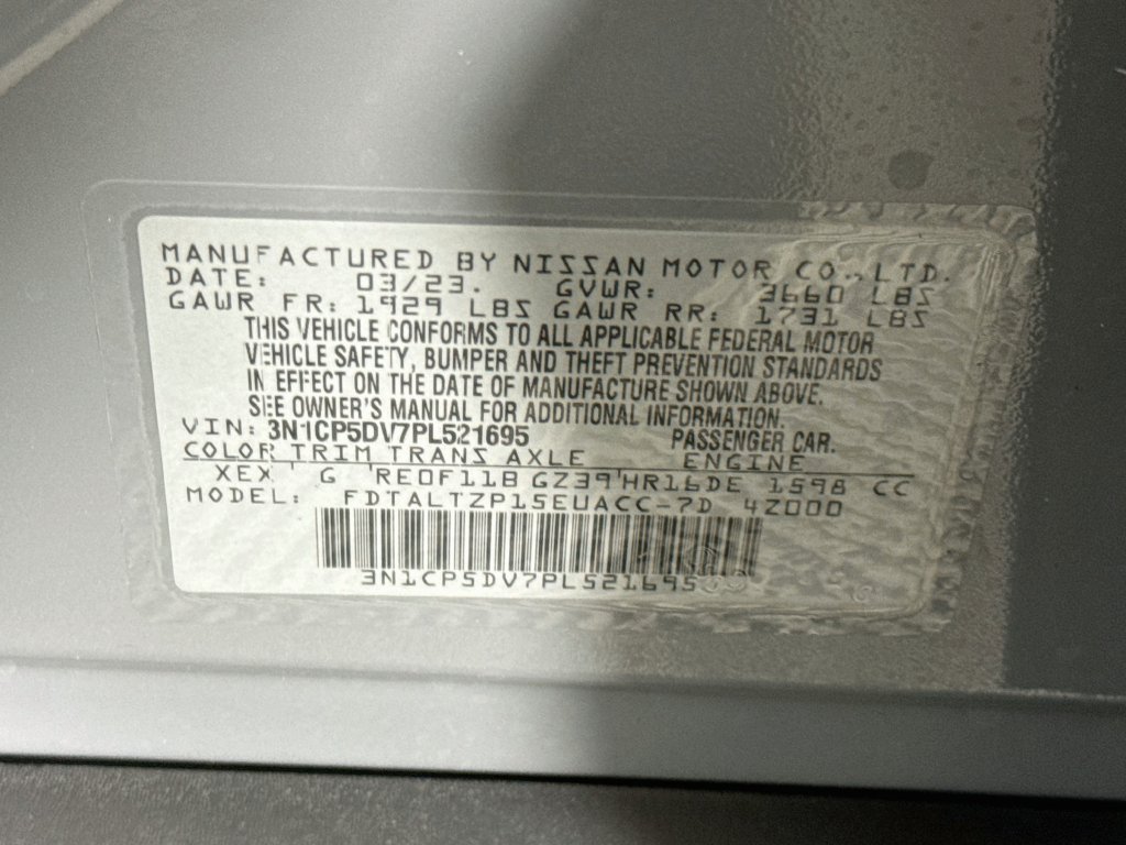 Certified 2023 Nissan Kicks SR w/ SR Premium Package FWD image 36