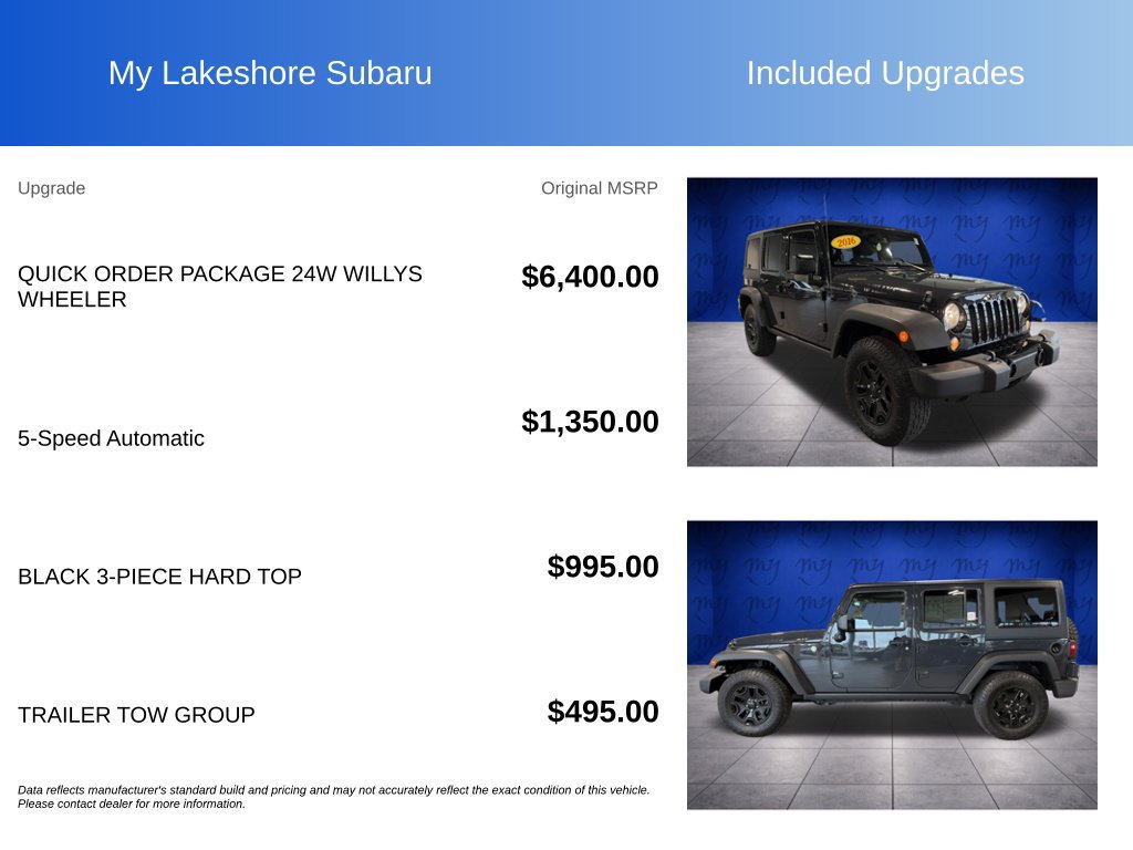 Used 2016 Jeep Wrangler Unlimited Sport AWD/4WD image 8
