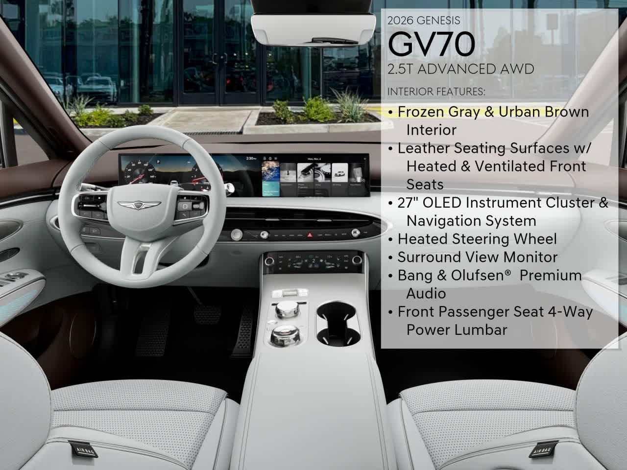 New 2026 Genesis GV70 2.5T Advanced AWD/4WD image 17