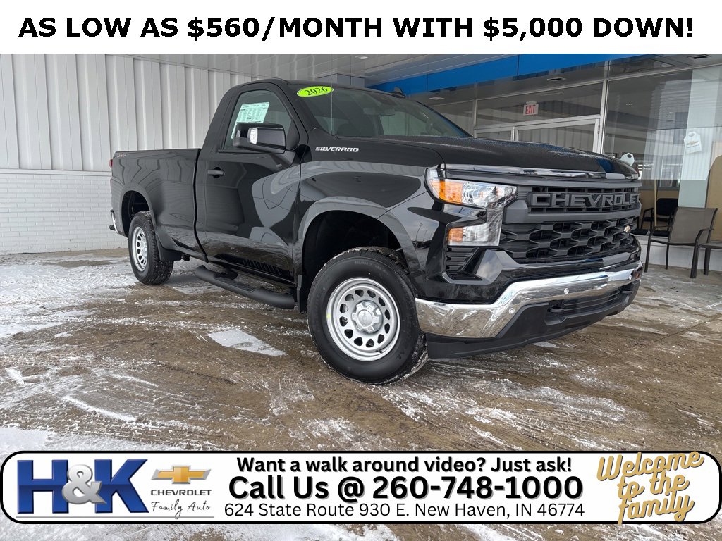 New 2026 Chevrolet Silverado 1500 W/T w/ WT Safety Package